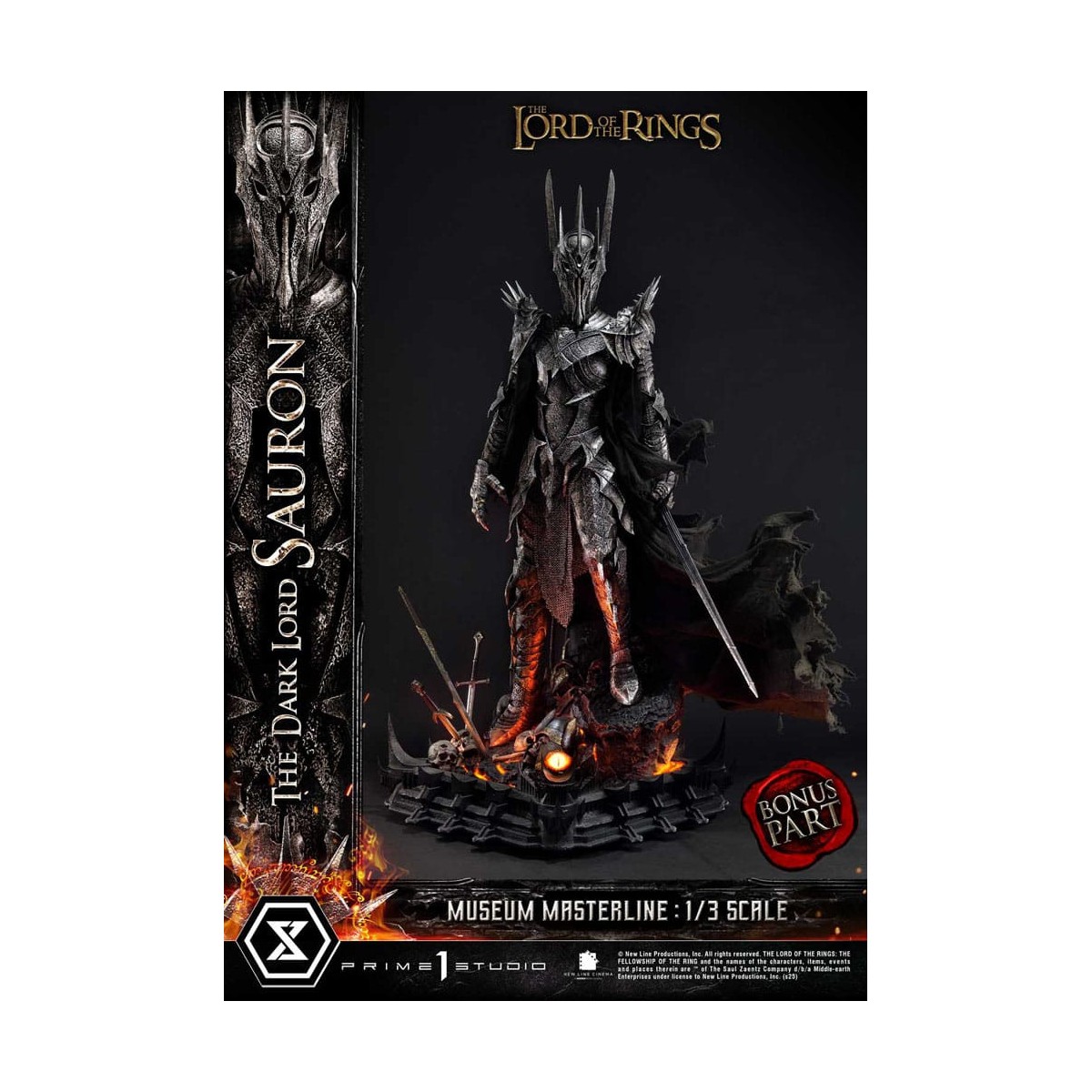Prime 1 Studio - Museo Masterline Serie 1/3 Il Signore Oscuro Sauron Versione Bonus - Il Signore degli Anelli