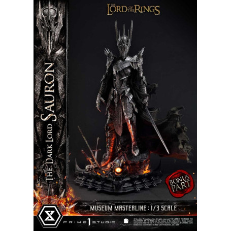 Prime 1 Studio - Museo Masterline Serie 1/3 Il Signore Oscuro Sauron Versione Bonus - Il Signore degli Anelli