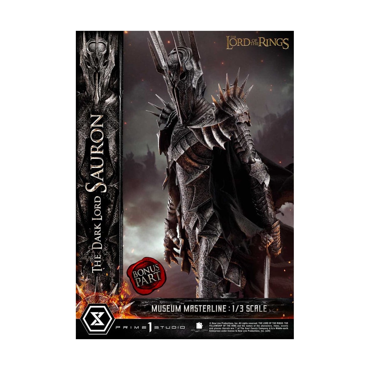 Prime 1 Studio - Museo Masterline Serie 1/3 Il Signore Oscuro Sauron Versione Bonus - Il Signore degli Anelli