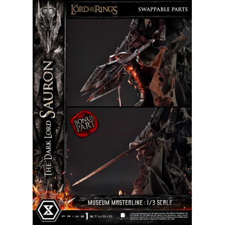 Prime 1 Studio - Museo Masterline Serie 1/3 Il Signore Oscuro Sauron Versione Bonus - Il Signore degli Anelli