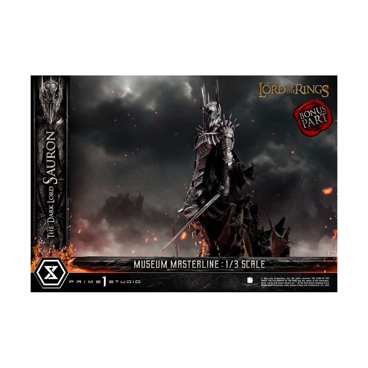 Prime 1 Studio - Museo Masterline Serie 1/3 Il Signore Oscuro Sauron Versione Bonus - Il Signore degli Anelli