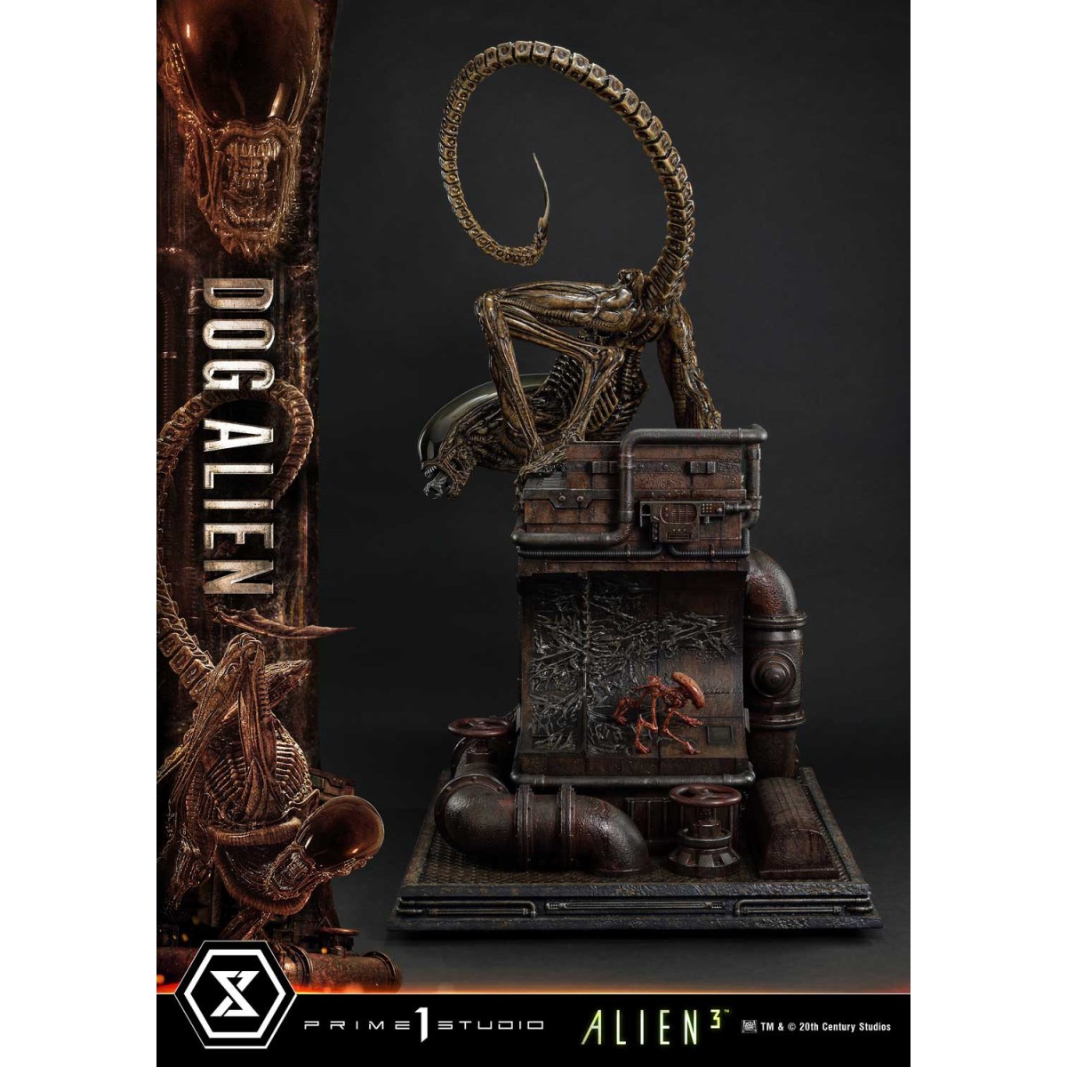 Prime 1 Studio -Dog Alien Deluxe Versione Bonus - Alien 3 Museum Masterline XL
