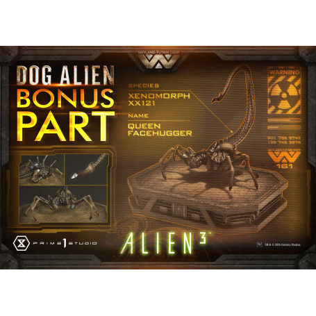 Prime 1 Studio -Dog Alien Deluxe Versione Bonus - Alien 3 Museum Masterline XL