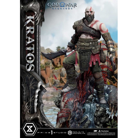 Prime 1 Studio - God of War: Ragnarok - Kratos Ultimate Bonus Version - Serie Real Elite Masterline 1/3