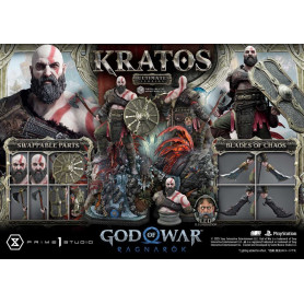 Prime 1 Studio - God of War: Ragnarok - Kratos Ultimate Bonus Version - Serie Real Elite Masterline 1/3