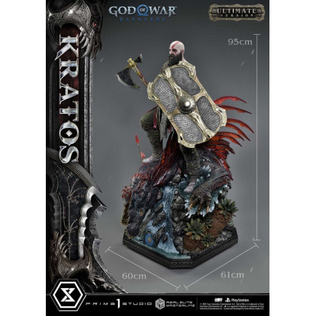 Prime 1 Studio - God of War: Ragnarok - Kratos Ultimate Bonus Version - Serie Real Elite Masterline 1/3