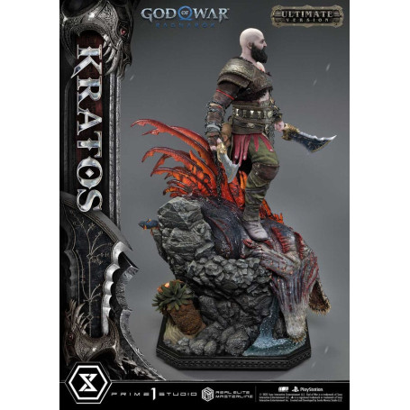 Prime 1 Studio - God of War: Ragnarok - Kratos Ultimate Bonus Version - Serie Real Elite Masterline 1/3