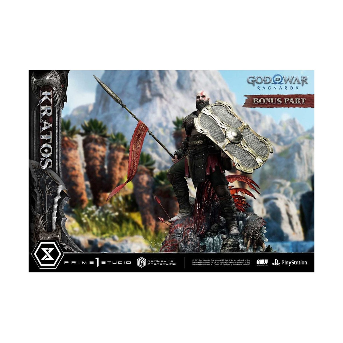 Prime 1 Studio - God of War: Ragnarok - Kratos Ultimate Bonus Version - Serie Real Elite Masterline 1/3