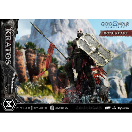 Prime 1 Studio - God of War: Ragnarok - Kratos Ultimate Bonus Version - Serie Real Elite Masterline 1/3