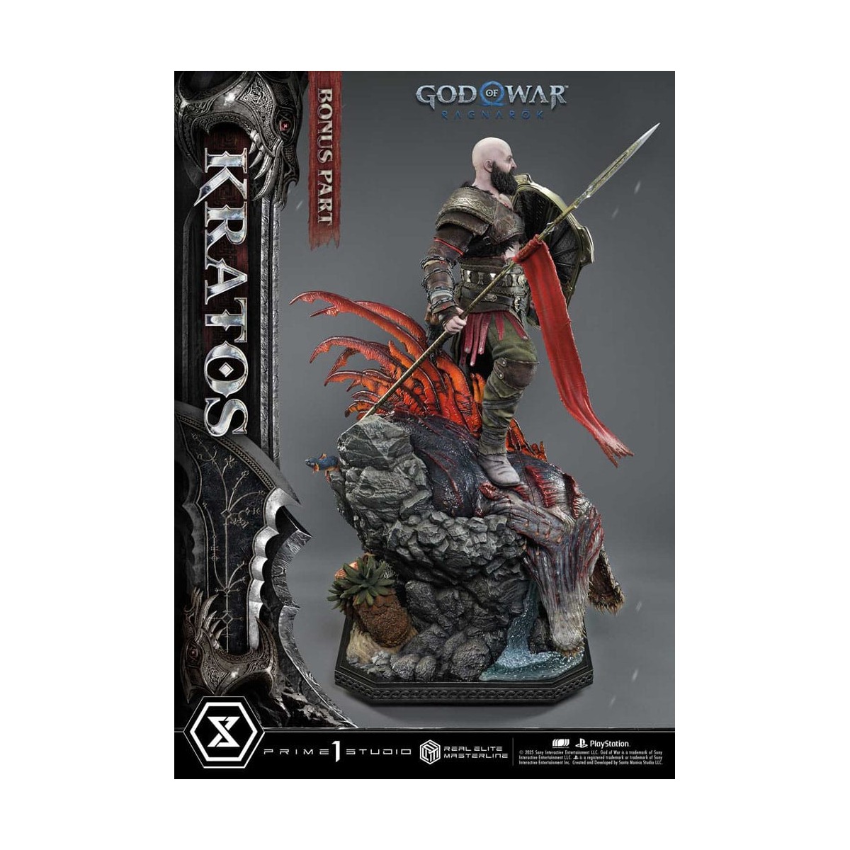 Prime 1 Studio - God of War: Ragnarok - Kratos Ultimate Bonus Version - Serie Real Elite Masterline 1/3