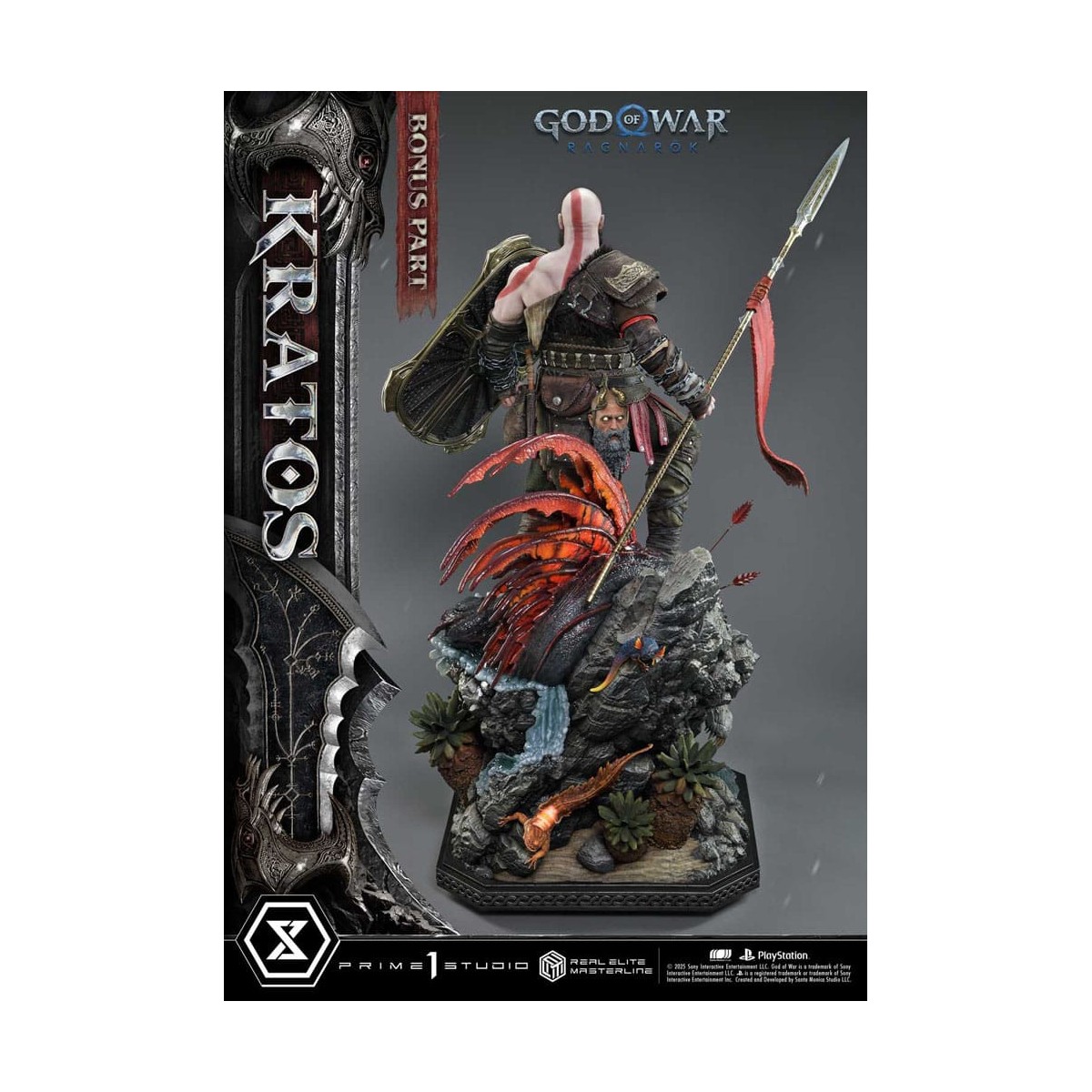 Prime 1 Studio - God of War: Ragnarok - Kratos Ultimate Bonus Version - Serie Real Elite Masterline 1/3