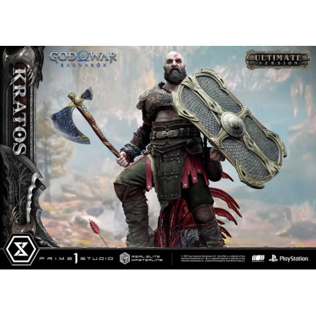 Prime 1 Studio - God of War: Ragnarok - Kratos Ultimate Bonus Version - Serie Real Elite Masterline 1/3