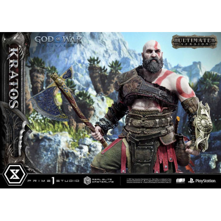 Prime 1 Studio - God of War: Ragnarok - Kratos Ultimate Bonus Version - Serie Real Elite Masterline 1/3