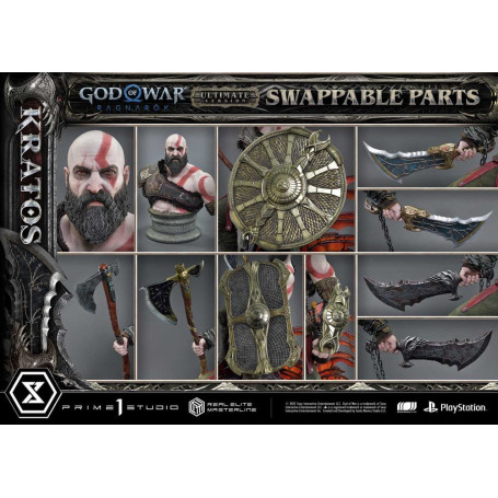 Prime 1 Studio - God of War: Ragnarok - Kratos Ultimate Bonus Version - Serie Real Elite Masterline 1/3