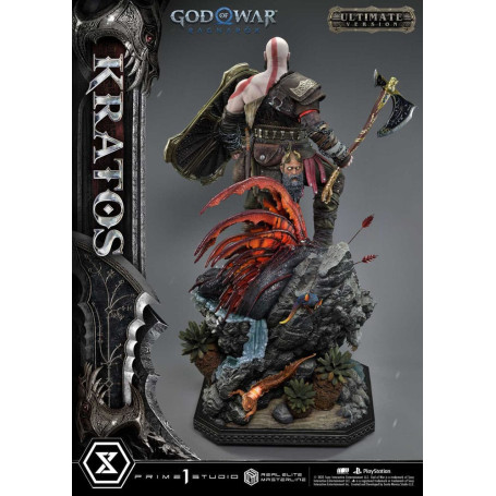 Prime 1 Studio - God of War: Ragnarok - Kratos Ultimate Bonus Version - Serie Real Elite Masterline 1/3