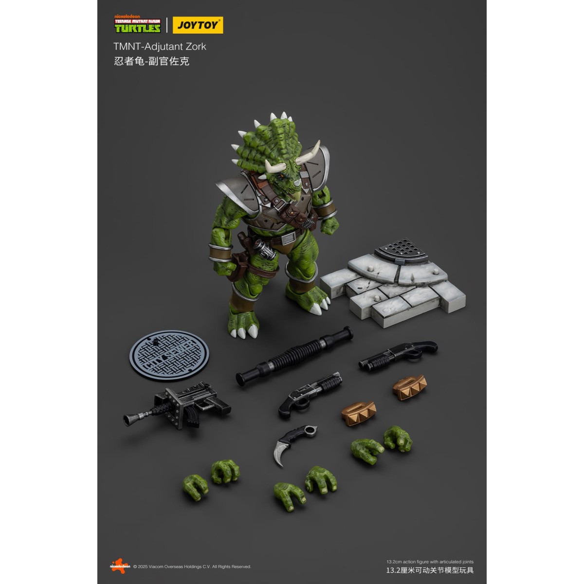 JoyToy TMNT - Mandatario Zork - Teenage Mutant Ninja Turtles 1/18