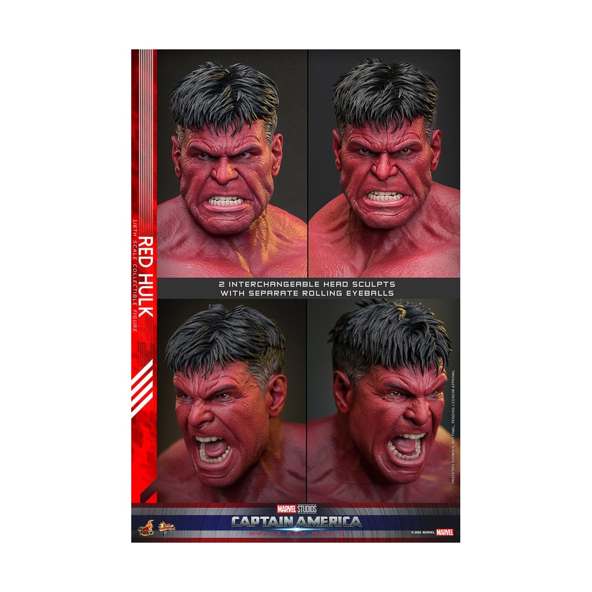Hot Toys - RED HULK MMS 1/6 - Capitan America: Brave New World
