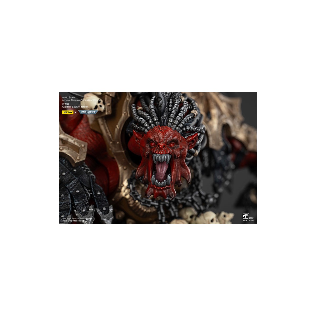 Joytoy - Warhammer - Mangiatori di Mondi - Angron Daemon Primarch of Khorne 1/18 - Warhammer 40000