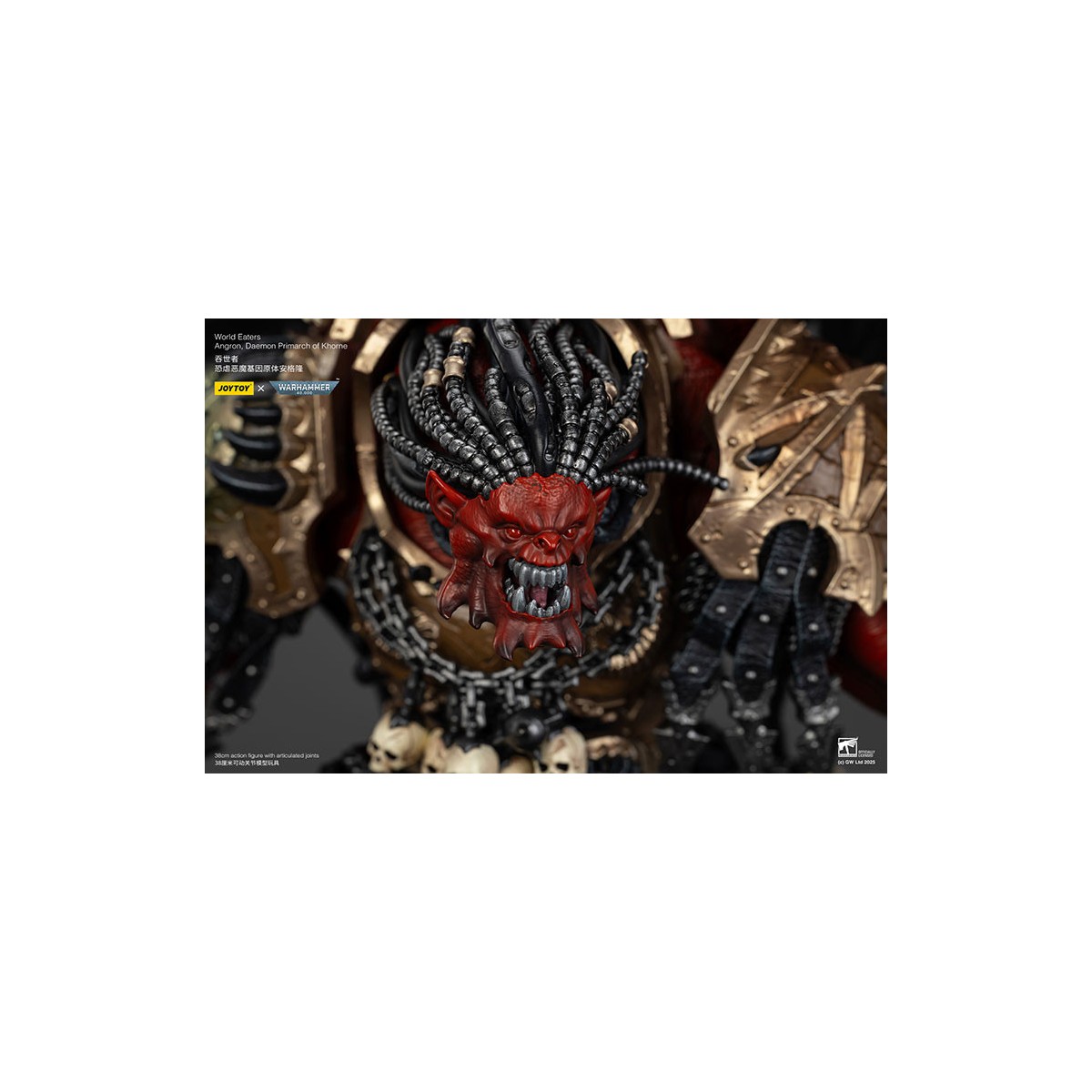 Joytoy - Warhammer - Mangiatori di Mondi - Angron Daemon Primarch of Khorne 1/18 - Warhammer 40000
