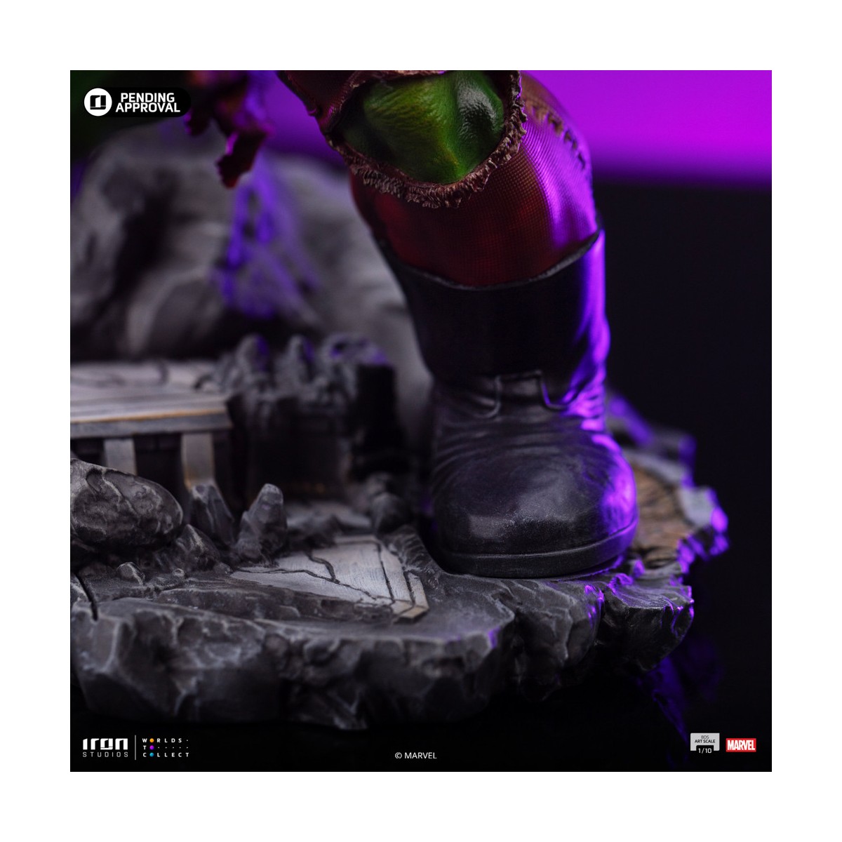 Iron Studios Marvel - Hulk 1/10 BDS Art Scale - Infinity Gauntlet Diorama