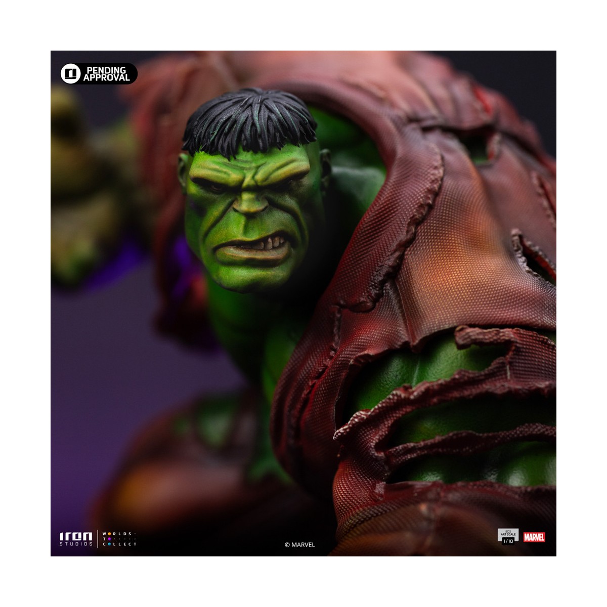 Iron Studios Marvel - Hulk 1/10 BDS Art Scale - Infinity Gauntlet Diorama