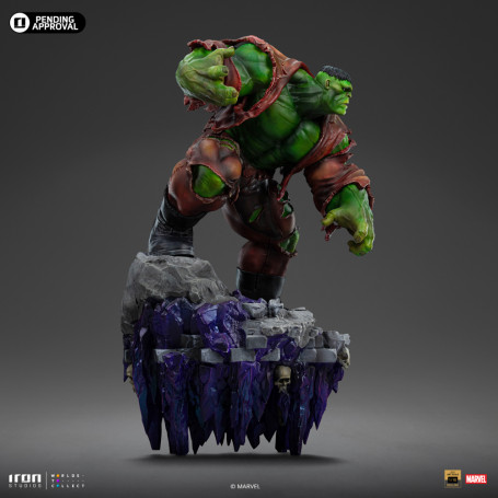 Iron Studios Marvel - Hulk 1/10 Deluxe Art Scale - Infinity Gauntlet Diorama