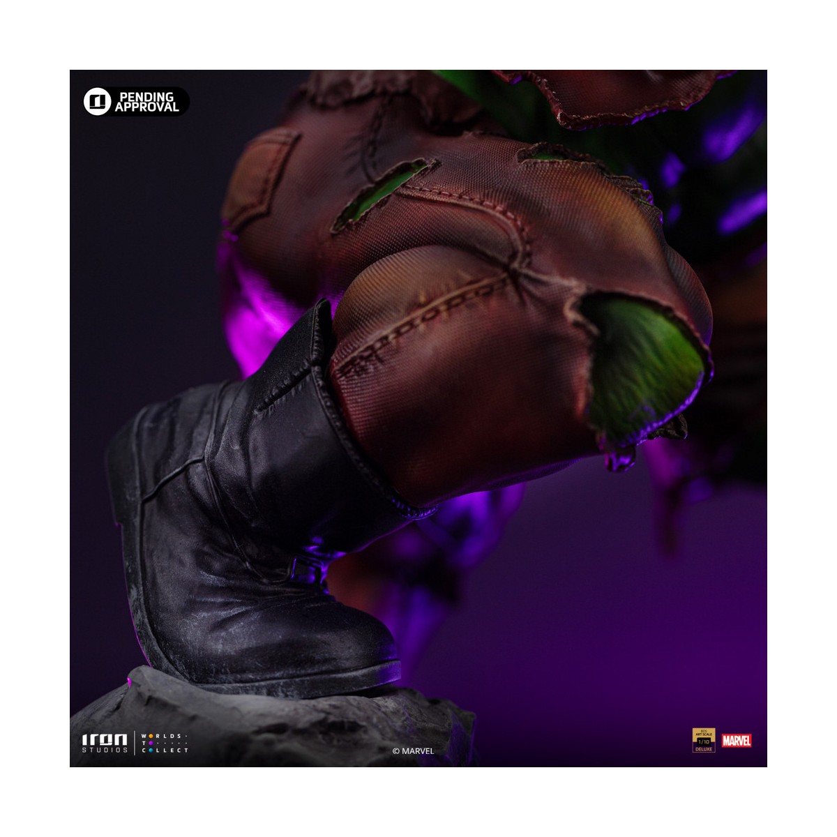 Iron Studios Marvel - Hulk 1/10 Deluxe Art Scale - Infinity Gauntlet Diorama