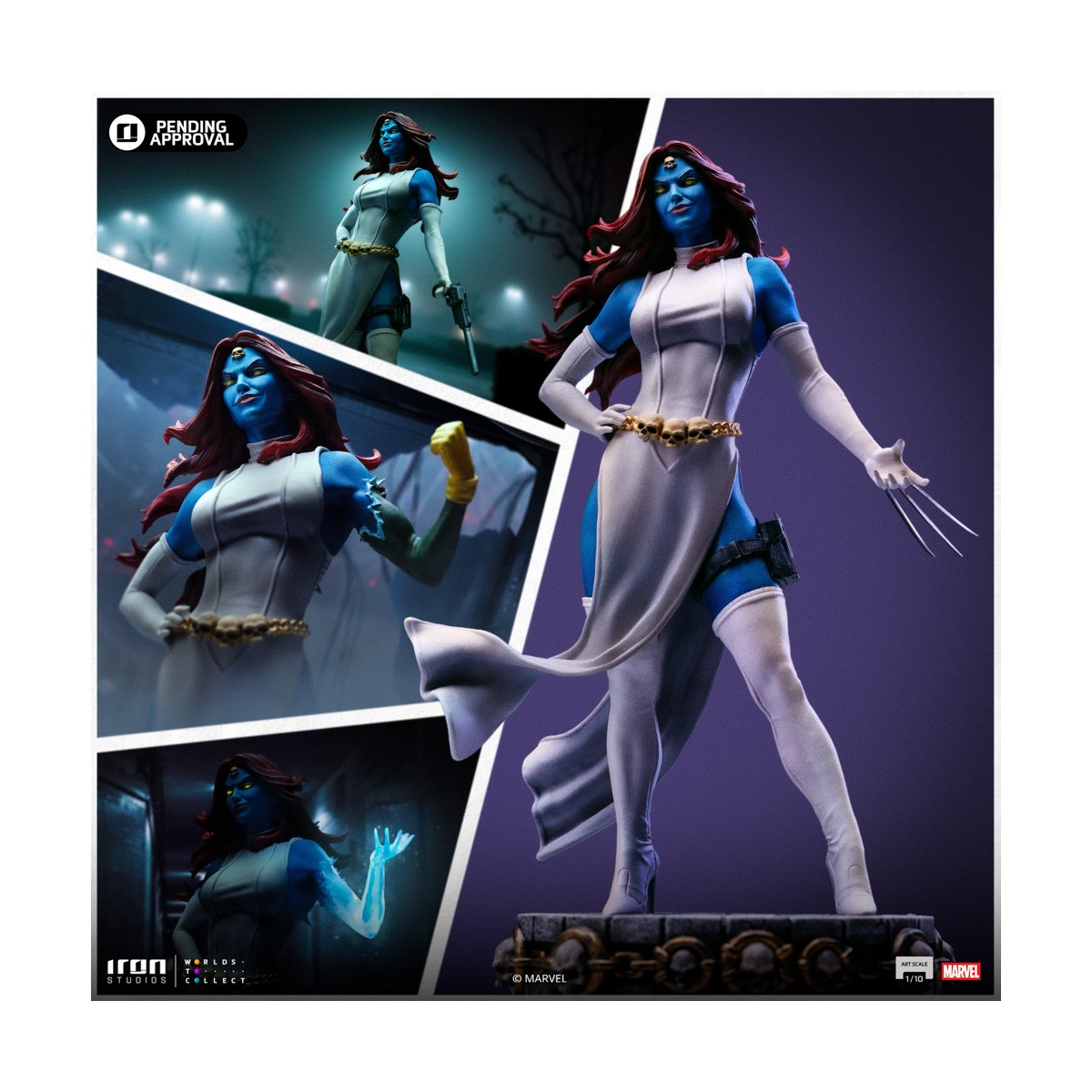 Iron Studios Marvel Comics - X-Men - Mistica 1/10 BDS Art Scale