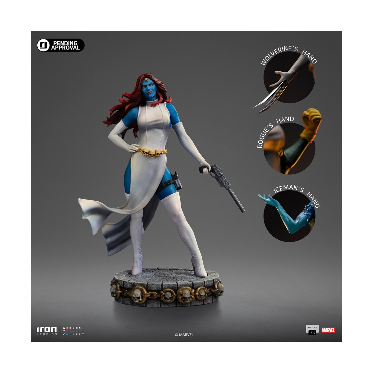Iron Studios Marvel Comics - X-Men - Mistica 1/10 BDS Art Scale