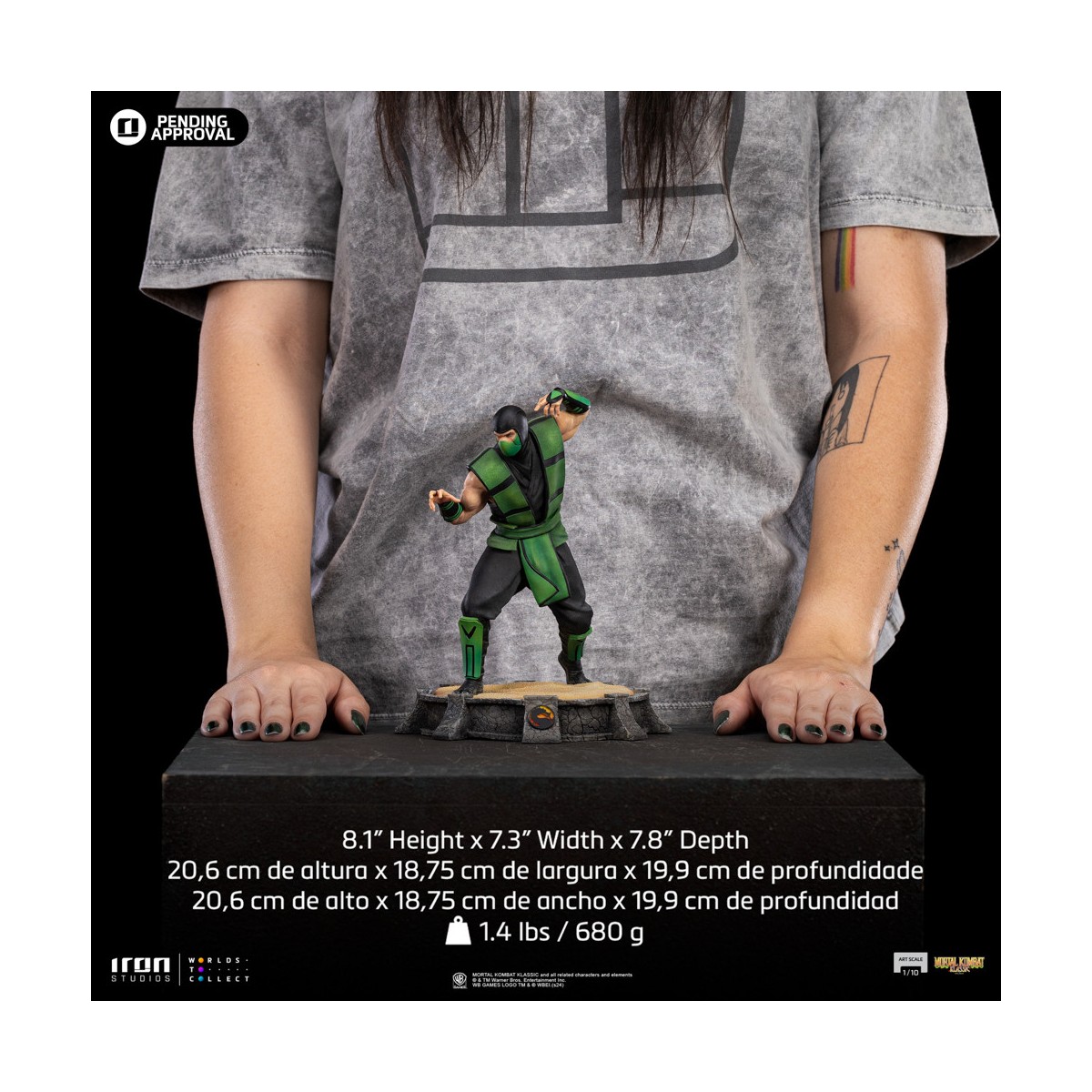 Iron Studios - Mortal Kombat - Rettile BDS Arte Scala 1/10