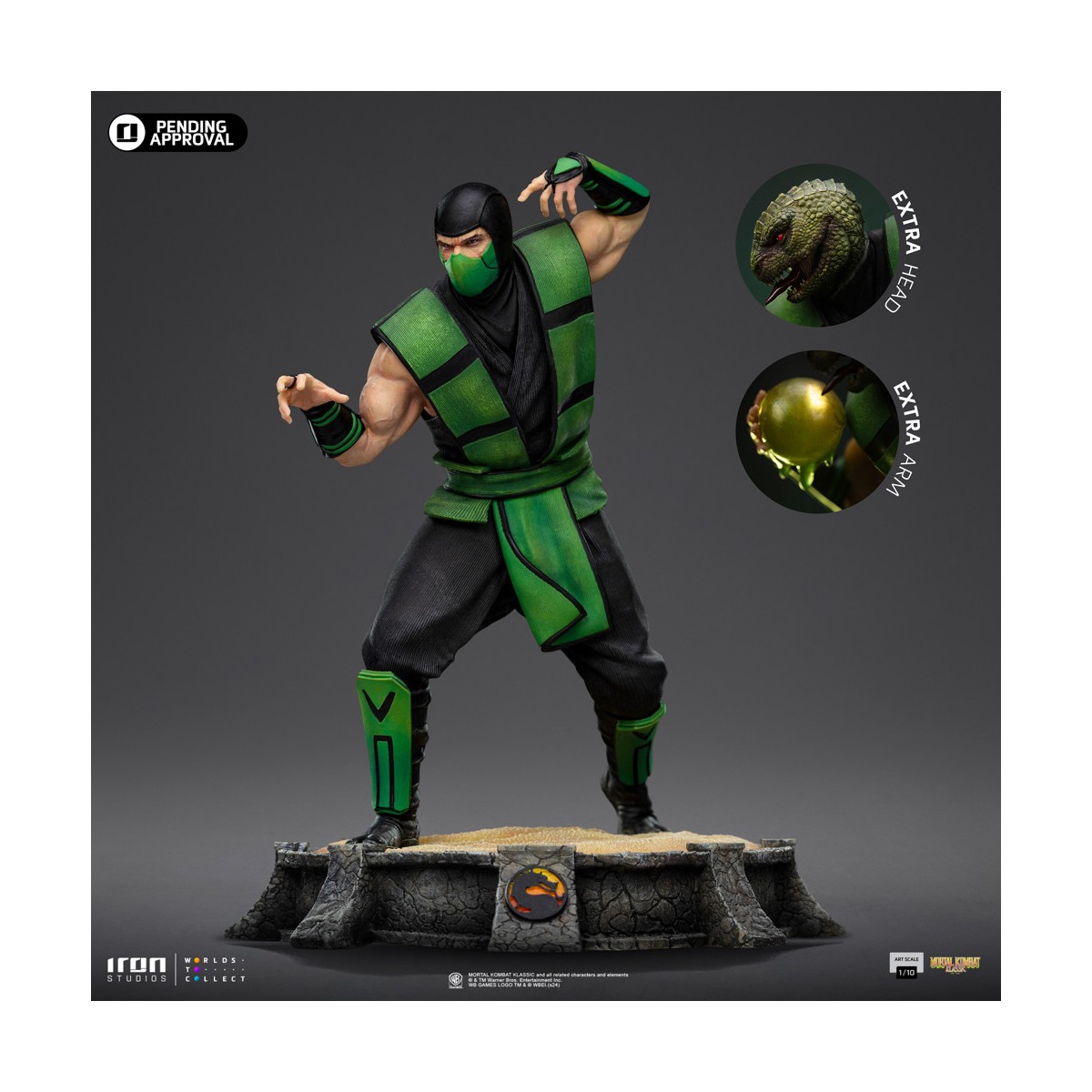 Iron Studios - Mortal Kombat - Rettile BDS Arte Scala 1/10