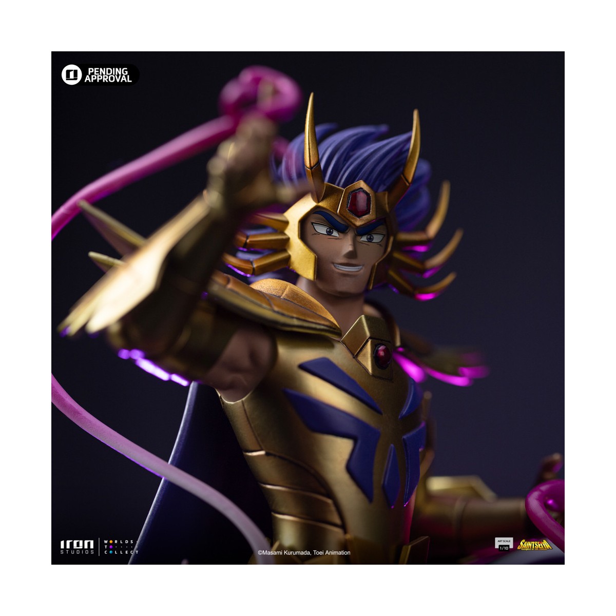 Iron Studios - Saint Seiya - Cancer Deathmask BDS Art Scale 1/10 - Cavalieri dello Zodiaco