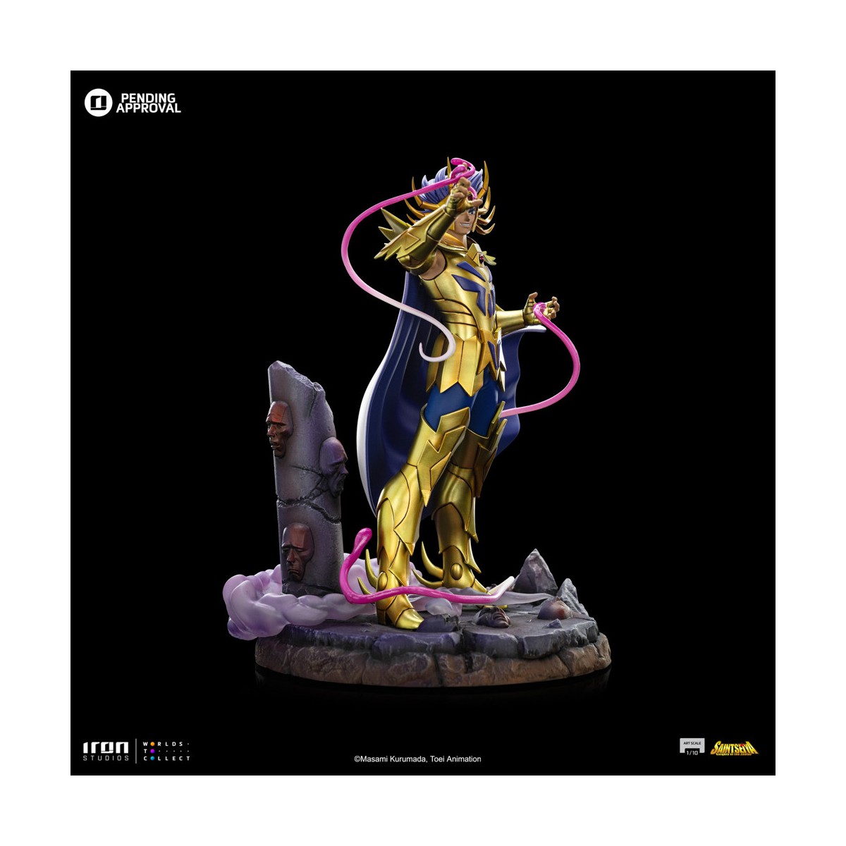 Iron Studios - Saint Seiya - Cancer Deathmask BDS Art Scale 1/10 - Cavalieri dello Zodiaco