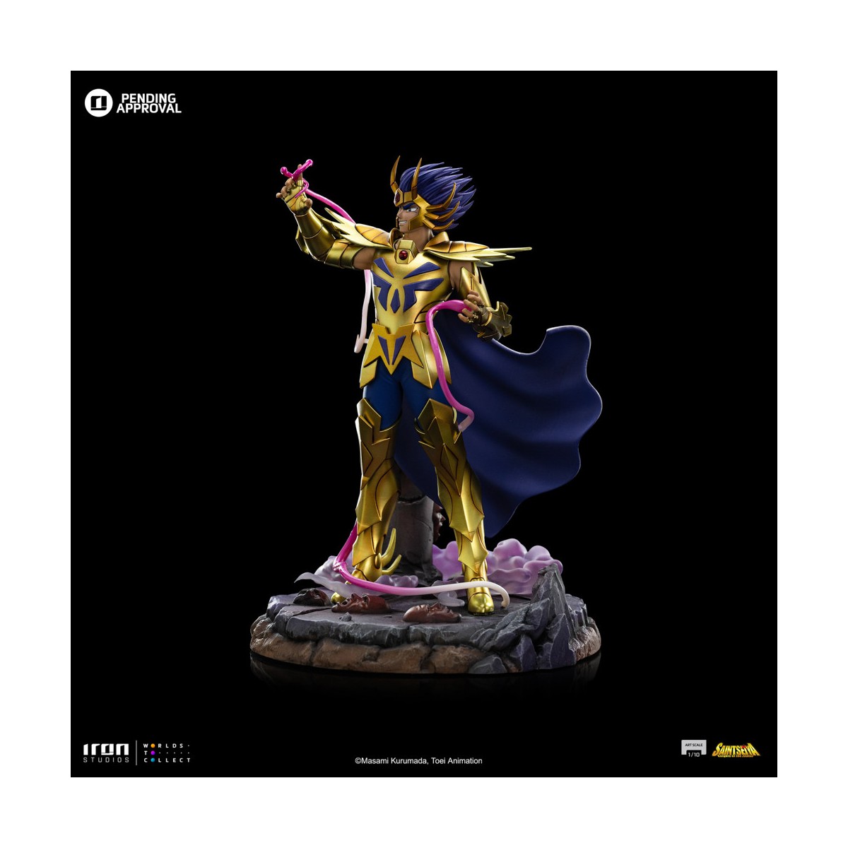 Iron Studios - Saint Seiya - Cancer Deathmask BDS Art Scale 1/10 - Cavalieri dello Zodiaco