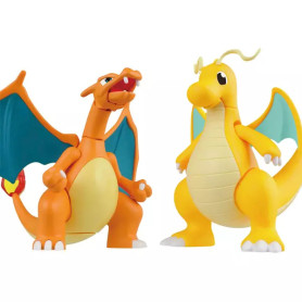 Bandai - Pokepla 43 - DRACAUFEU VS DRACOLOSSE Pokemon Model Kit - Serie Pokemon Select