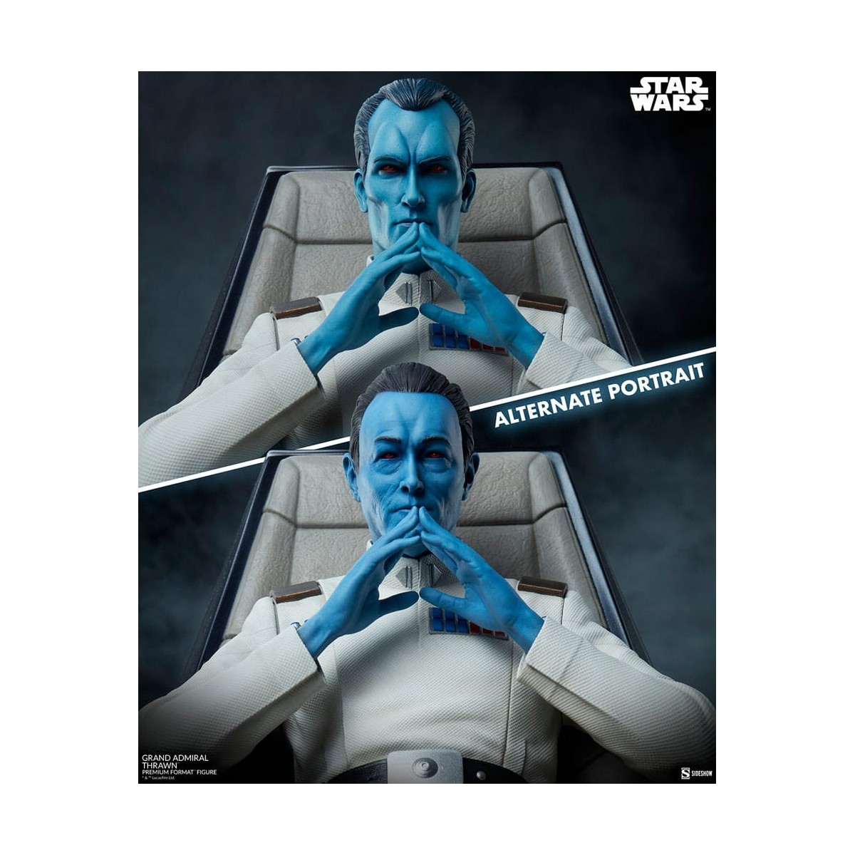 Sideshow Star Wars Grand'Ammiraglio Thrawn Formato Premium 1/4