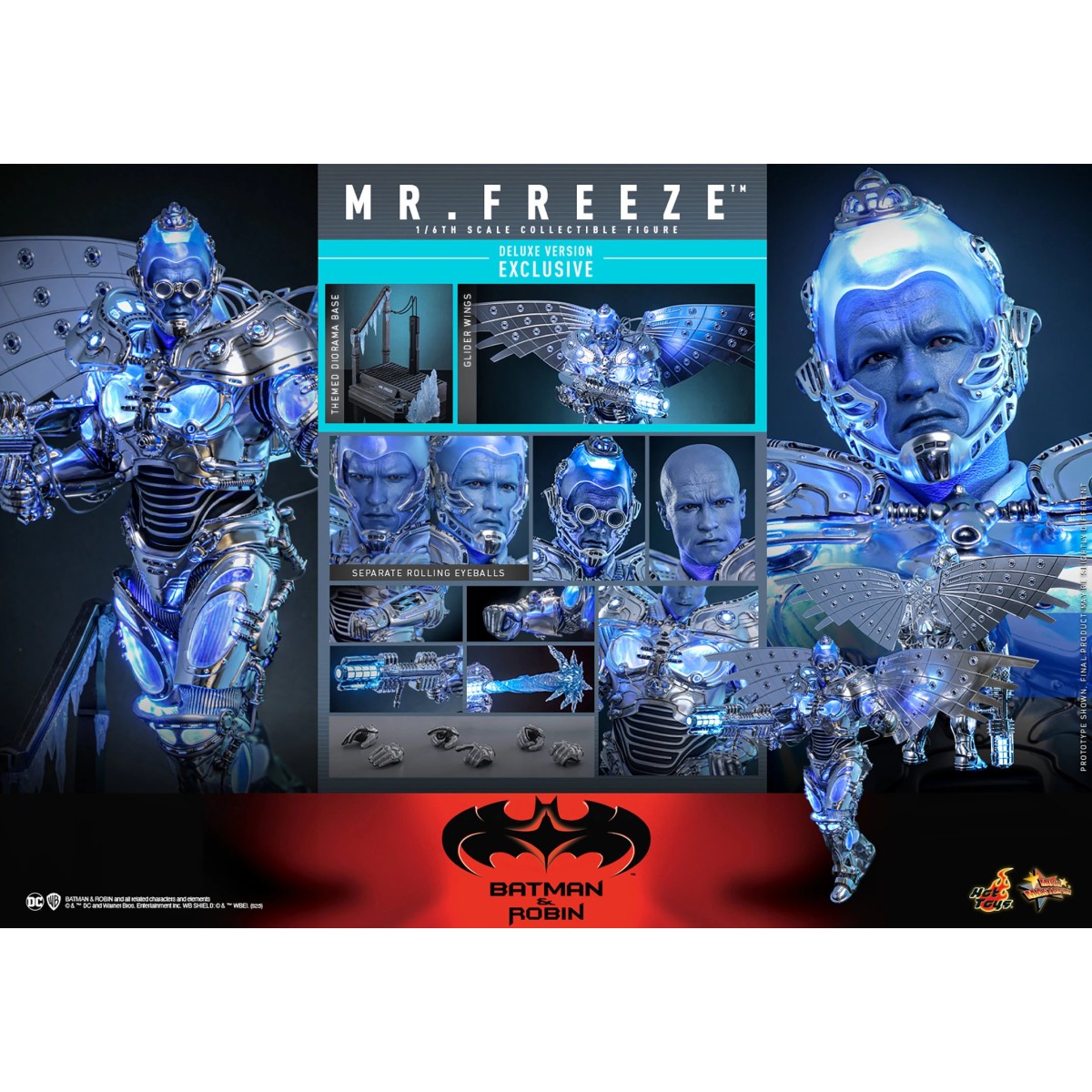 Hot Toys - MR. FREEZE Versione Deluxe - Batman & Robin MMS 1/6