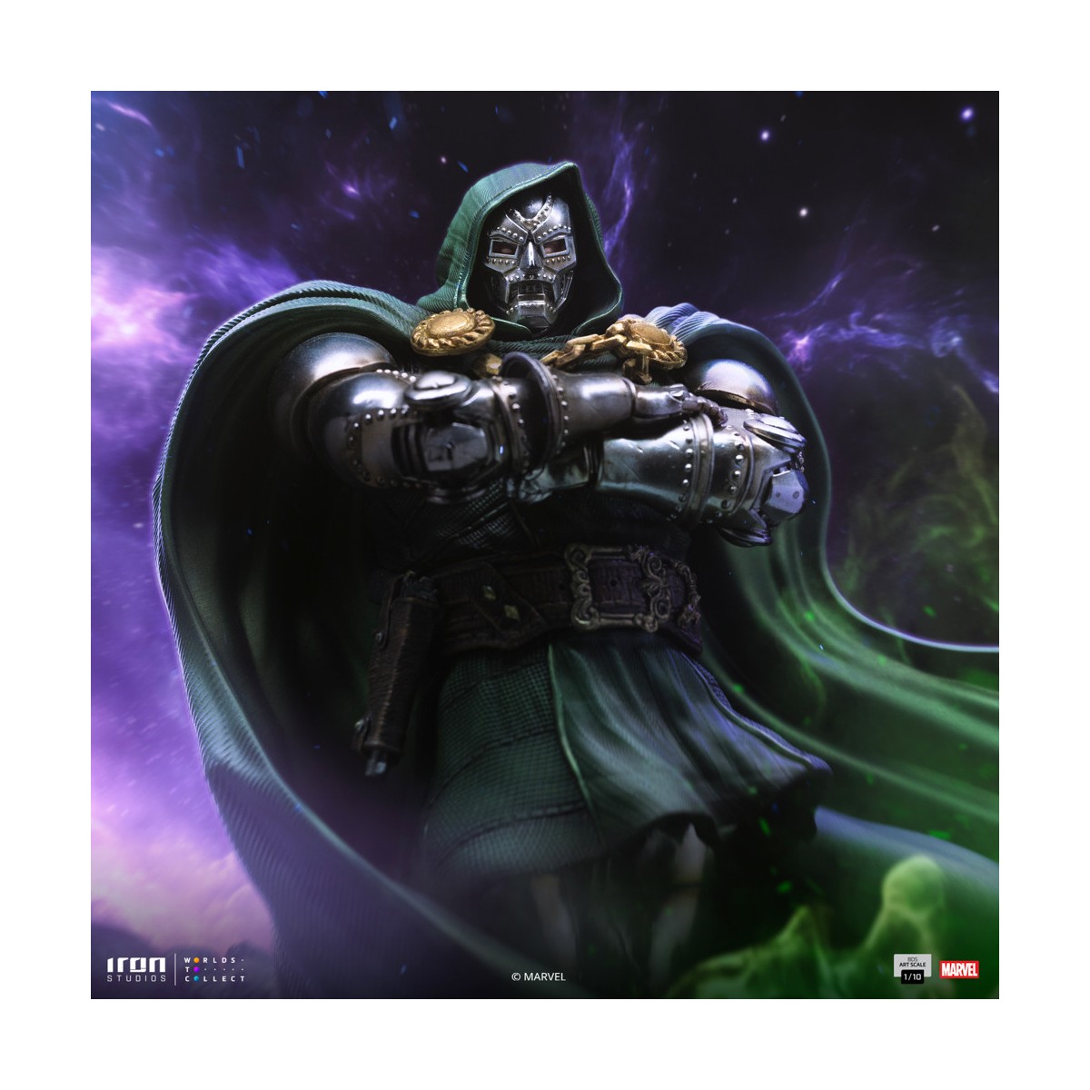 Iron Studios Marvel - DR. Destino 1/10 BDS Art Scale - Diorama del Gauntlet dell'Infinito