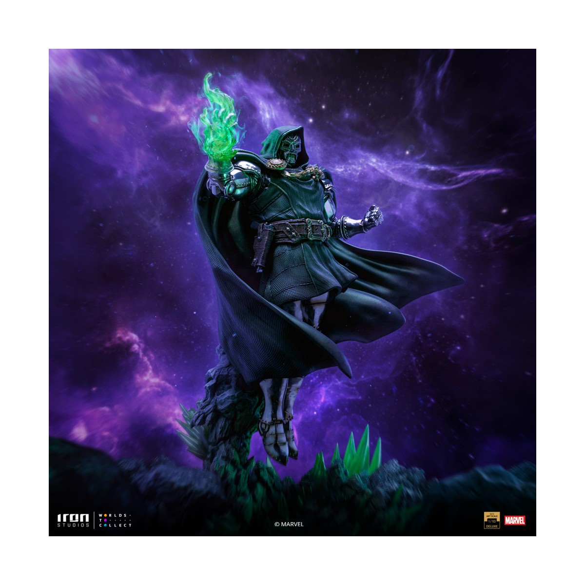 Iron Studios Marvel - DR. Destino 1/10 Deluxe Art Scale - Diorama del Guanto dell'Infinito