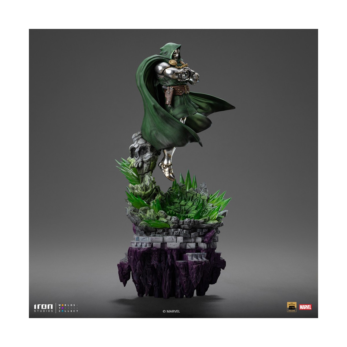 Iron Studios Marvel - DR. Destino 1/10 Deluxe Art Scale - Diorama del Guanto dell'Infinito
