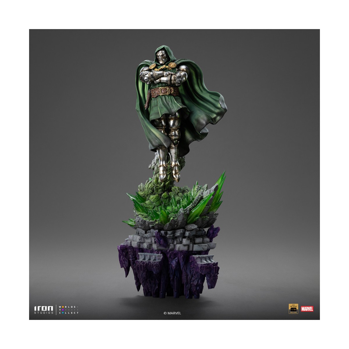 Iron Studios Marvel - DR. Destino 1/10 Deluxe Art Scale - Diorama del Guanto dell'Infinito