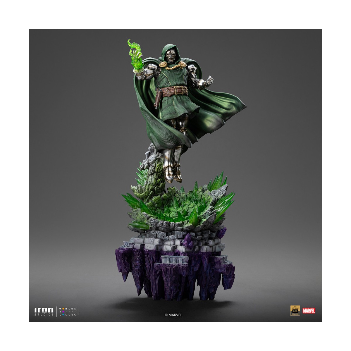 Iron Studios Marvel - DR. Destino 1/10 Deluxe Art Scale - Diorama del Guanto dell'Infinito
