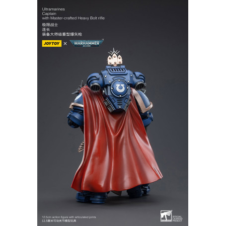 JoyToy - Ultramarines - Capitano degli Ultramarines con fucile a otturatore pesante - Warhammer 40000