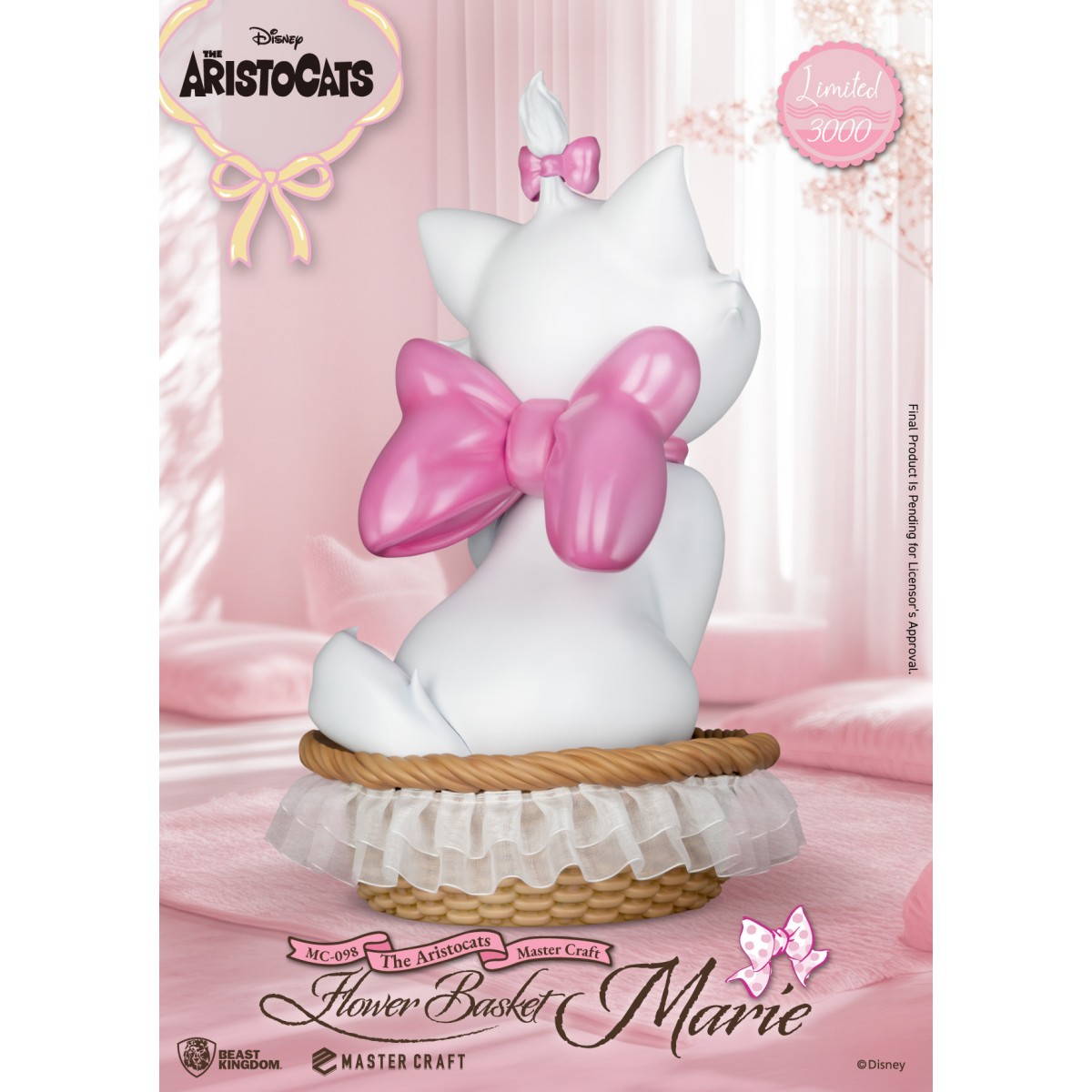 Regno della Bestia Disney - Master Craft - Cestino di fiori Marie - Les Aristochats