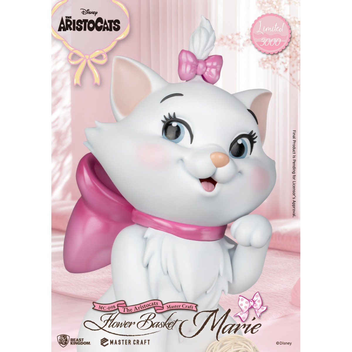 Regno della Bestia Disney - Master Craft - Cestino di fiori Marie - Les Aristochats