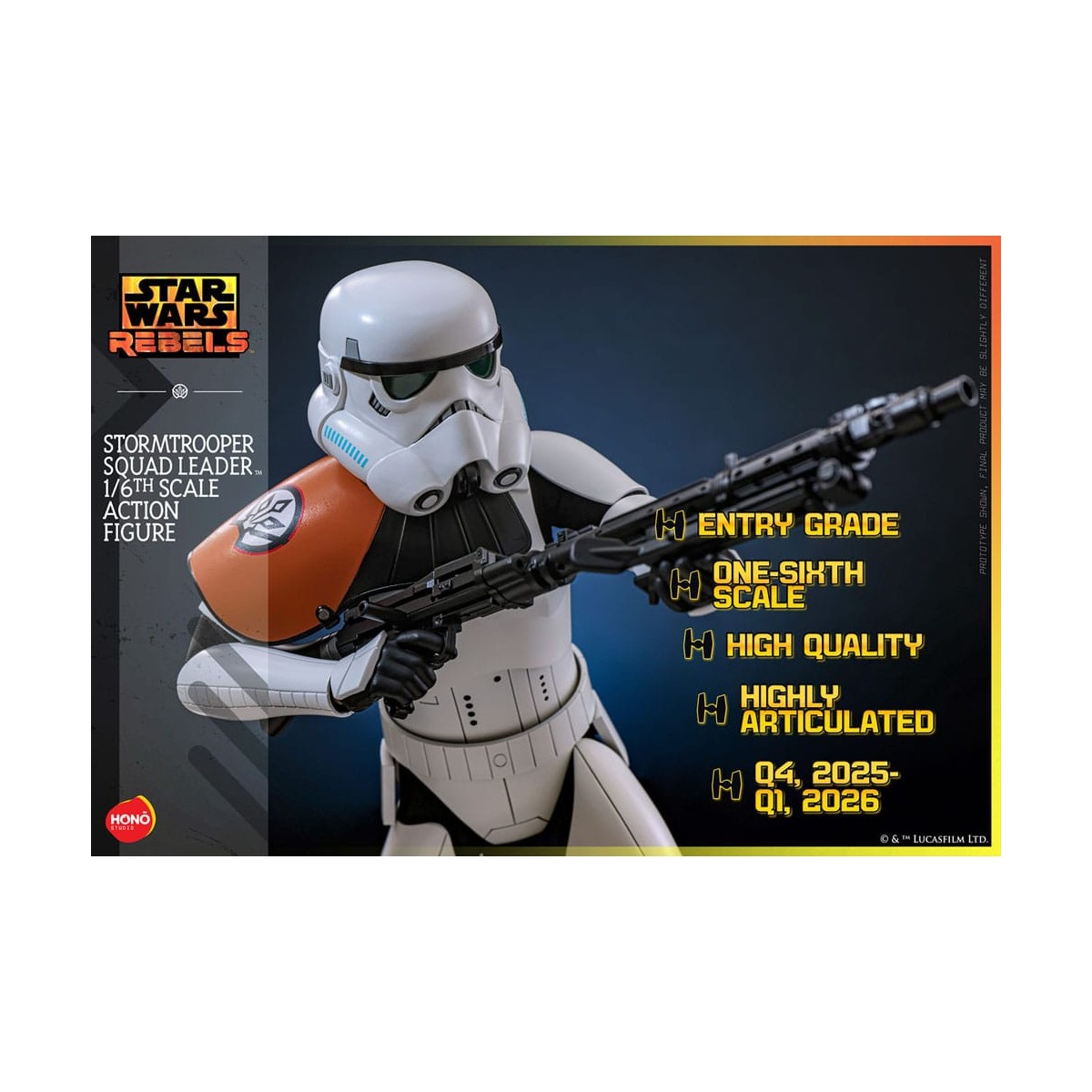 Hot Toys/Hono Studio - Star Wars: Rebels - Capo Squadra Stormtrooper 1/6