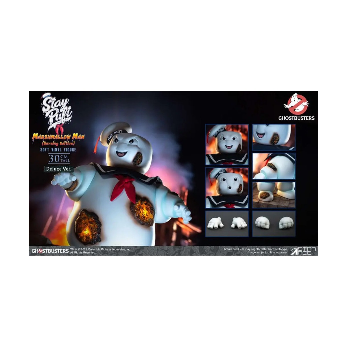 Star Ace - Stay Puft Marshmallow Man Burning Deluxe Edition - Acchiappafantasmi