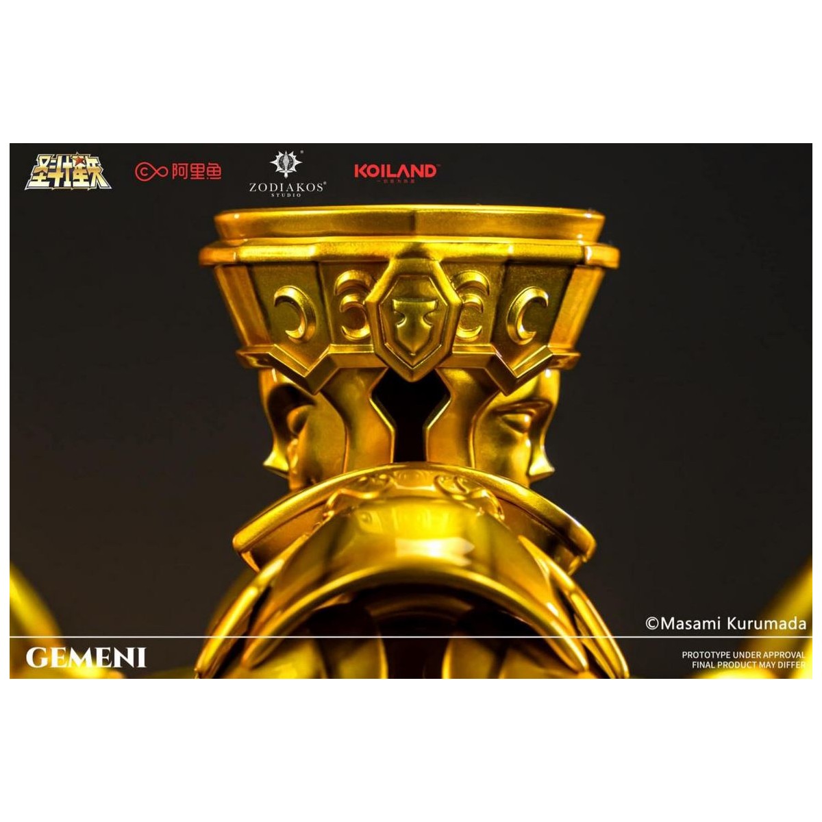 Zodiakos Studio - Tessuto Gemini - Totem dei Gemelli 1/6 - Saint Seiya - Statua dei Cavalieri dello Zodiaco