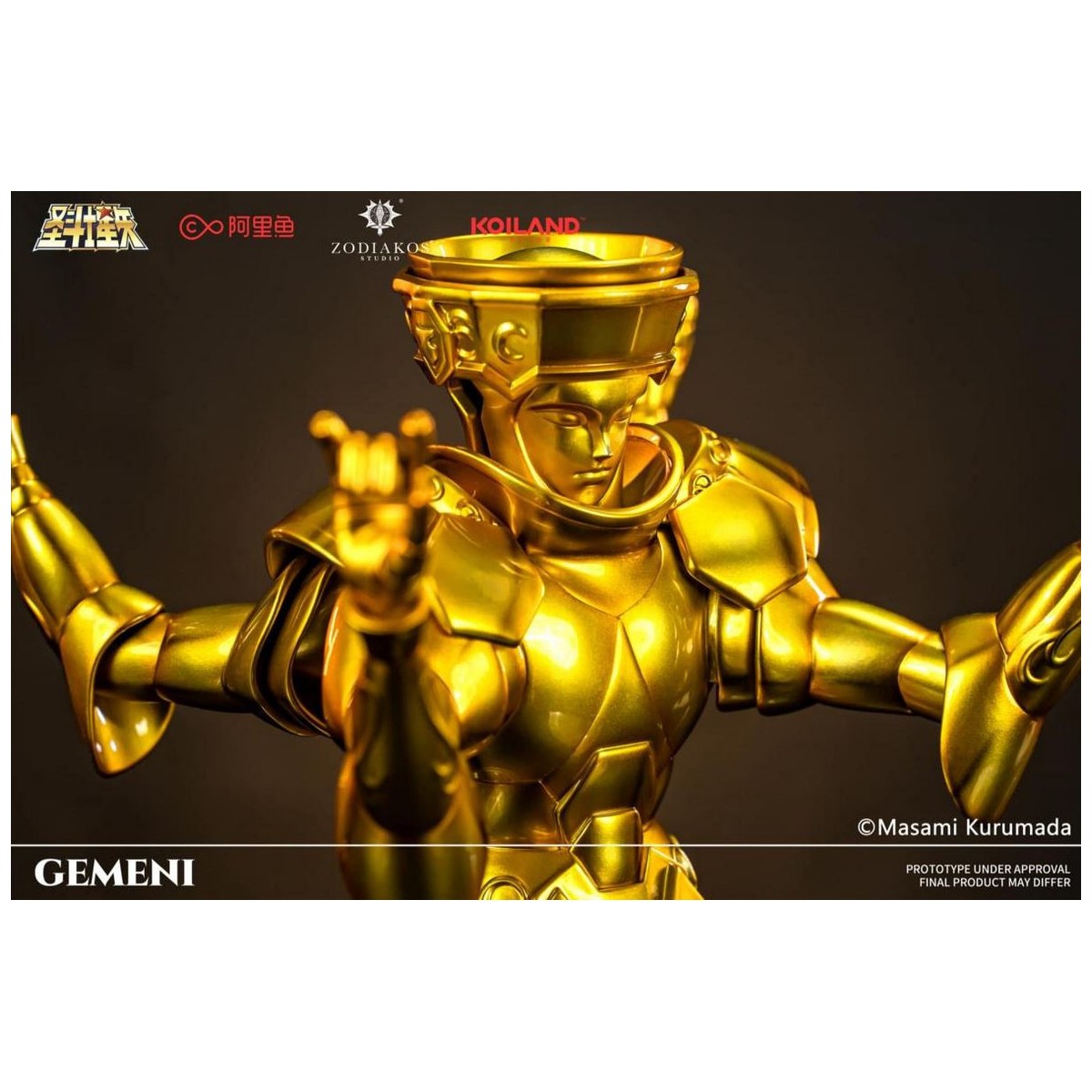 Zodiakos Studio - Tessuto Gemini - Totem dei Gemelli 1/6 - Saint Seiya - Statua dei Cavalieri dello Zodiaco