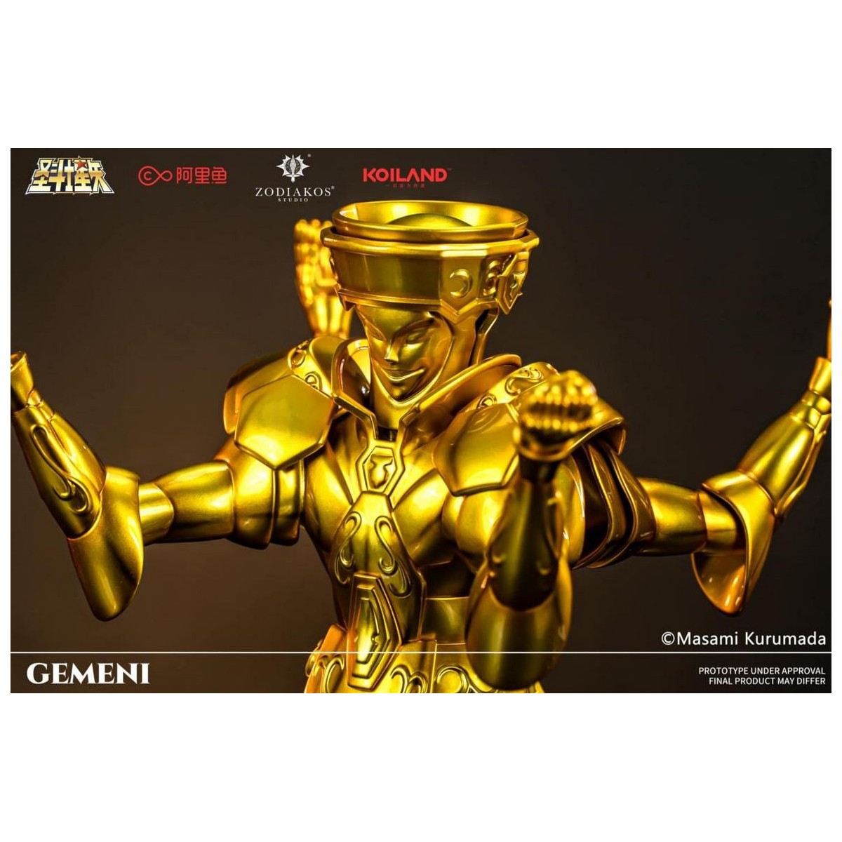 Zodiakos Studio - Tessuto Gemini - Totem dei Gemelli 1/6 - Saint Seiya - Statua dei Cavalieri dello Zodiaco